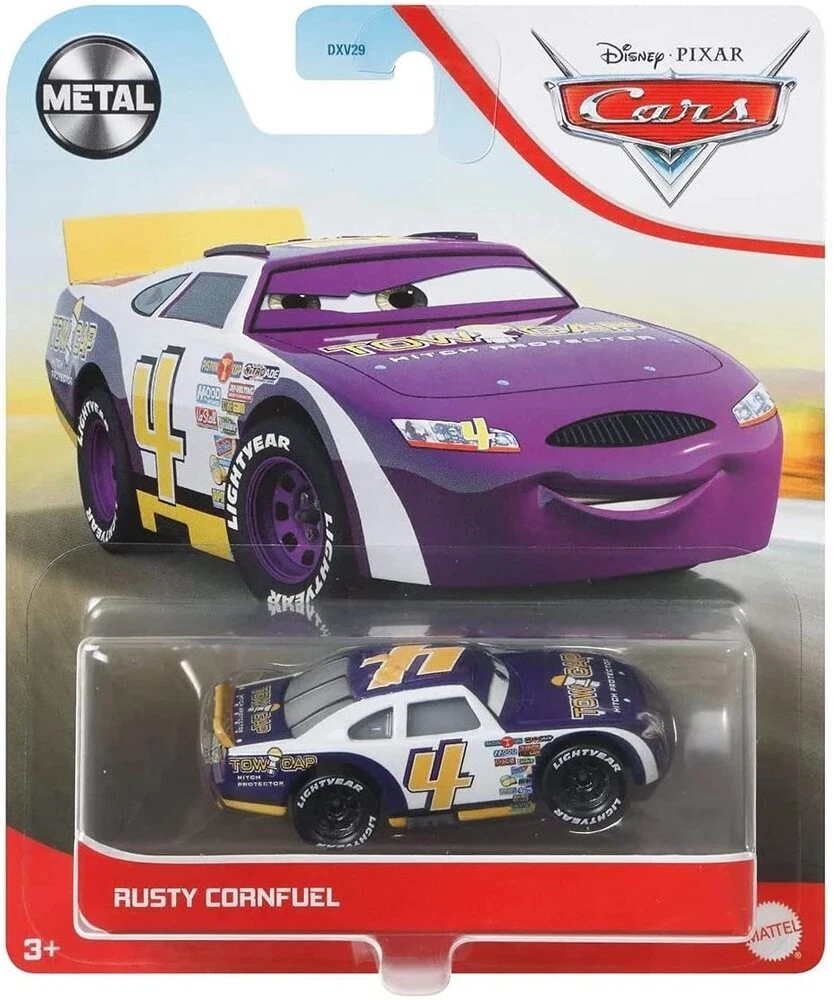 Disney Pixar Cars 3 Metal Series Rusty Cornfuel GRR53 Tow Cap #4 Die Cast