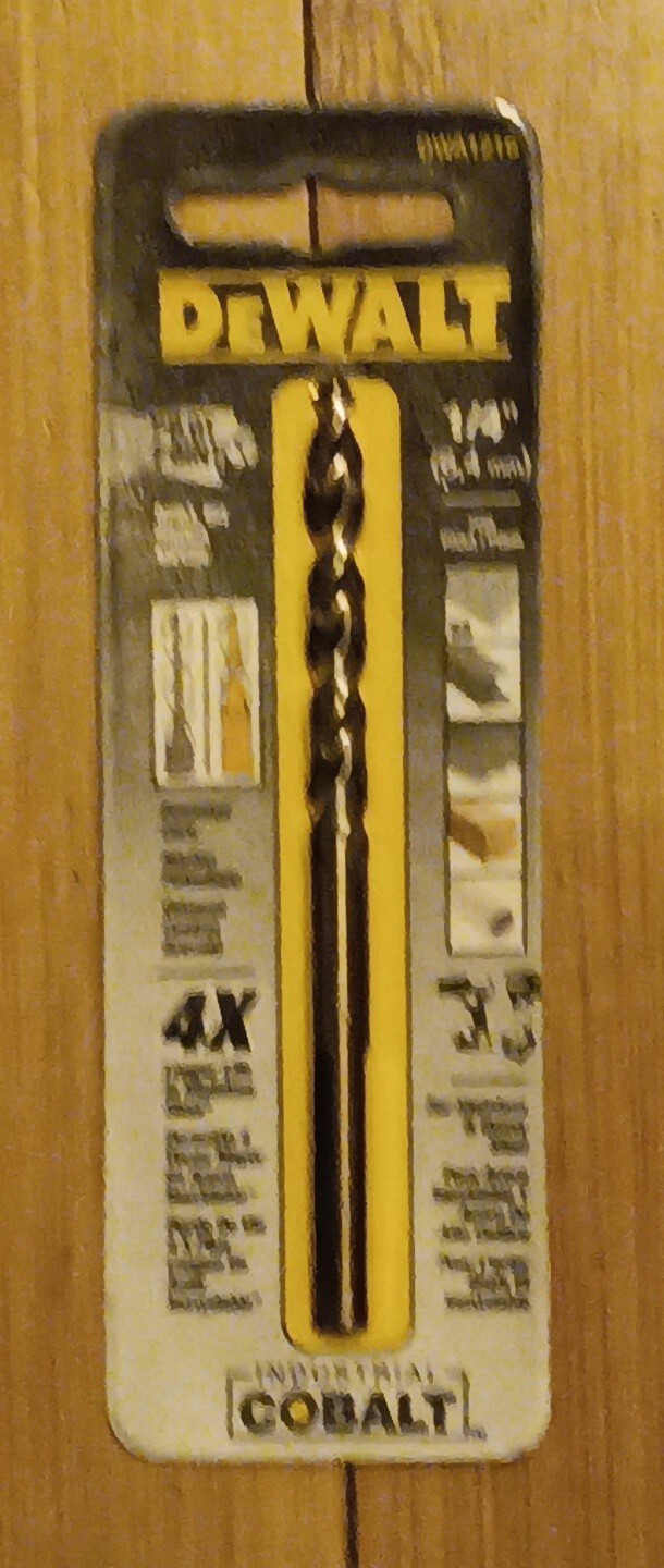 DeWalt DWA1216 Cobalt PilotPoint Drill Bit, 1/4 In. eBay