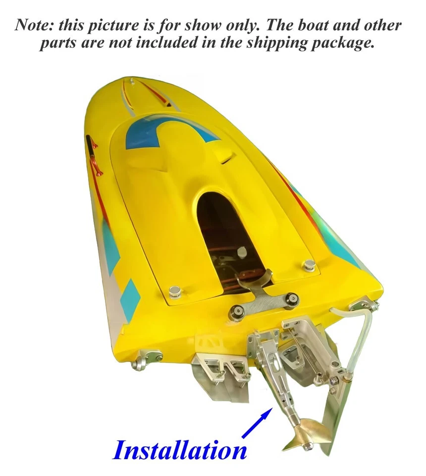 3/16" Left & Right Flex Cable Shaft w/Adjustable Stinger Drive for RC Model Boat - Image 2 of 4