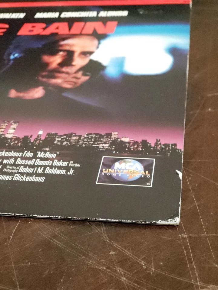 RARE Laserdisc Movie Mc Bain Laserdisc Christopher Walken Michael Ironside W4 Foto 3 de 4