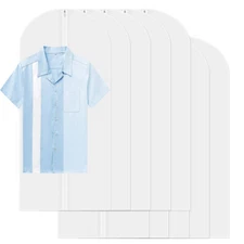 5/10 Pack Hanging Clothes Garment Bags Dress Cover Suit Bags for Closet Storage 