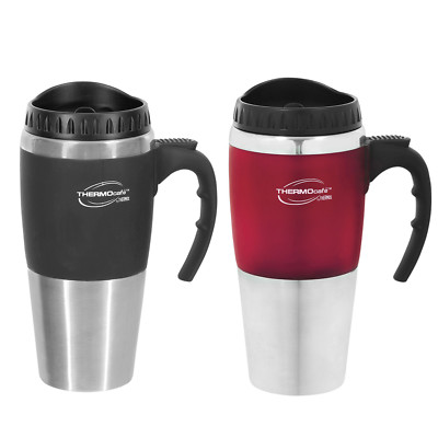 X Thermos STAINLESS STEEL VACUUM INSULATED Cafe Travel Mug