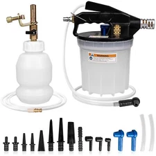 3L Vacuum Brake Bleeder Kit One Person Brake Bleeding Tool Pneumatic Brake Fl...