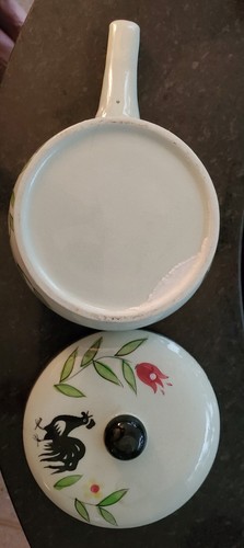 Covered Sauce Pan 5 1/2 " Rooster - Picture 5 of 6