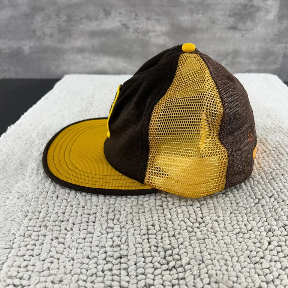 Vintage Budweiser Clydesdale Mesh Snapback Trucker Hat OSFA Patch Cap Two Tone - Image 3 of 4