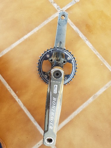 Bielas Bontrager Big Earl isis drive eje pedalier sunrace Shimano saint 36 plato - Imagen 4 de 10