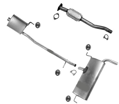 Catalytic Converter Kit For Chevy Equinox/Terrain & Captiva Sport (2010-2015) 2.4L | EPA Compliant, Stainless Steel, Replaces OE# 22794837, 25970315