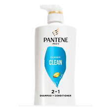 Pantene Pro-V Classic Clean 2in1 Shampoo & Conditioner,All Hair Types,17.9 fl oz 0.54 per fl oz