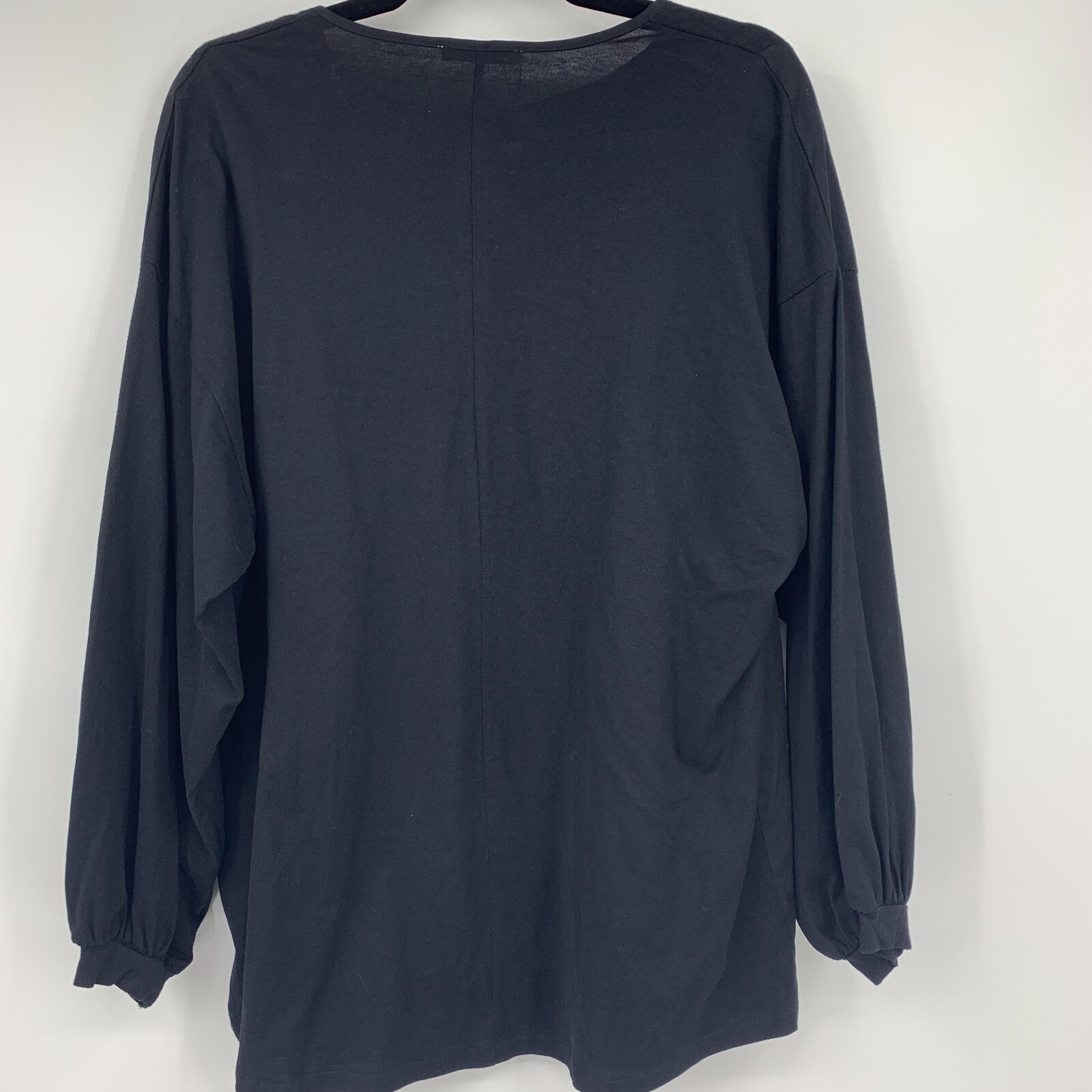 Zara Trafaluc blouse small top tie front quilted stretch baby doll oversized