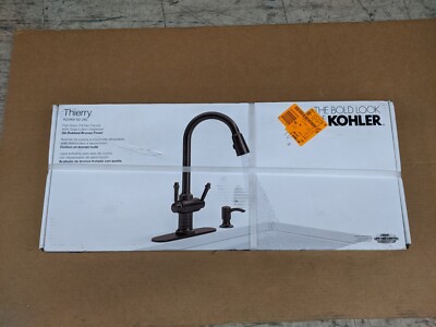 Kohler Motif Küchenarmatur – Ausziehbar, ölgerieben Bronze | Mit Sweep-Spray & Touch-Control, Für Arbeitsplatten Bis 6,4 Cm