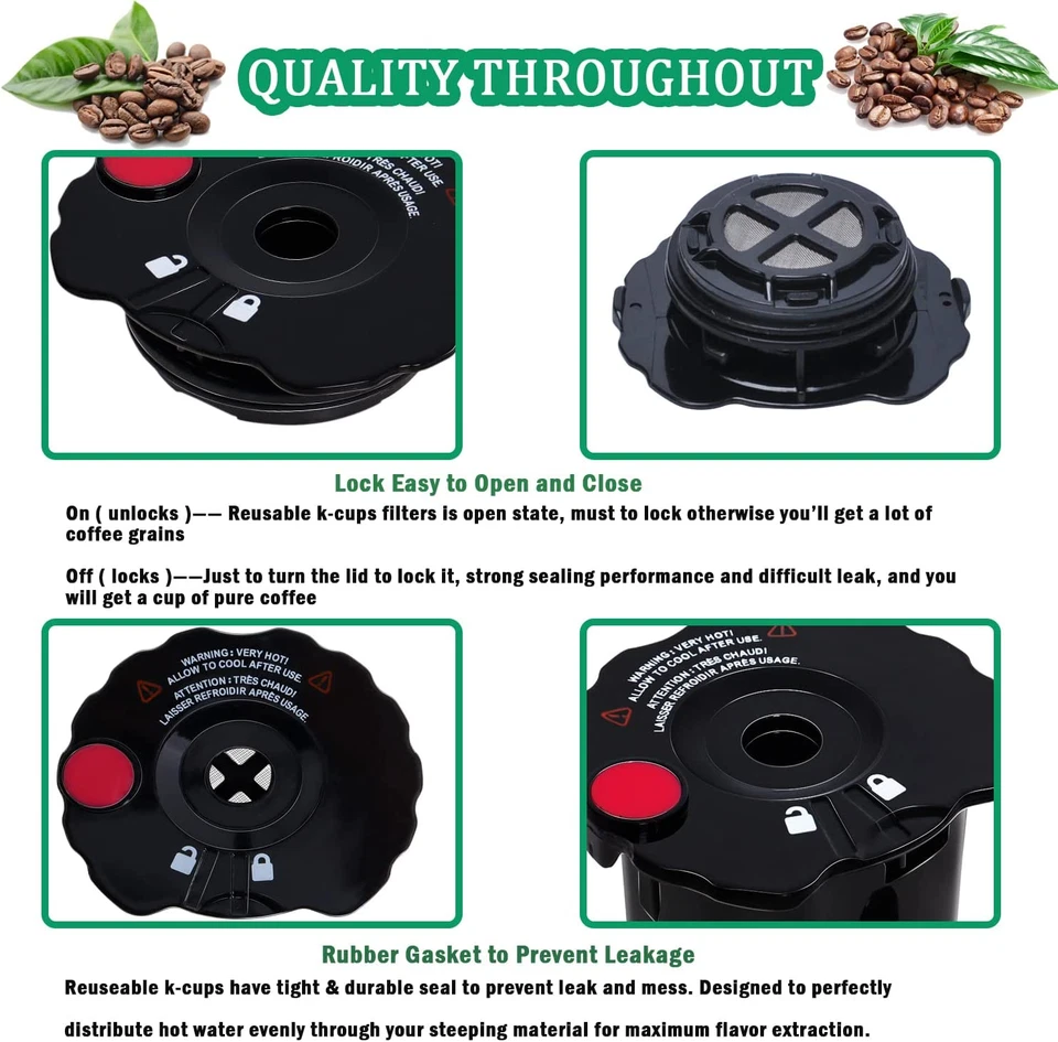 Filtro de cápsulas de café reutilizables My K Cup apto para Keurig 2.0 K200 K250 K300 K350 K400 Foto 3 de 4