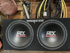 MTX TNE212D 1-Way Car Subwoofer