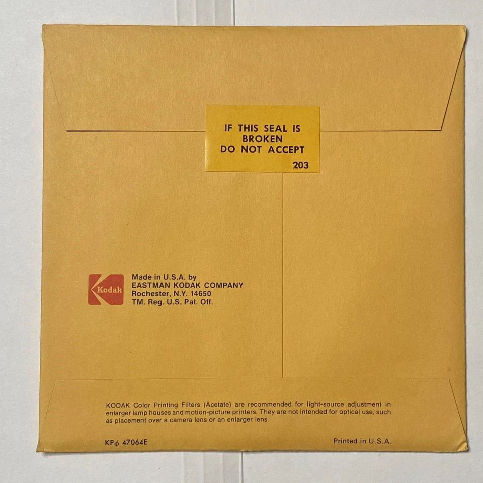Kodak CP40M Color Printing Gelatin Filter - 5" Square - New CAT 154 4733 - Image 2 of 2