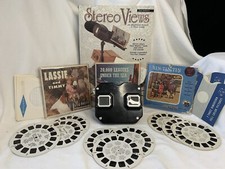 Vintage Sawyer View Master Stereoscope With 3 Sets Of Reels, Book  Covers