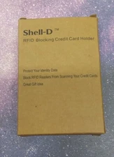 Credit Card Holder Wallet Shell-D RFID Blocking Fits in Front Pocket Protective