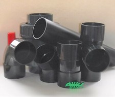 82mm nominal (known as 3 inch) Black Solvent Weld fittings and pipe