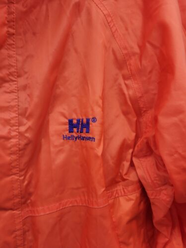 Helly Hansen VTR Helium Jacket Mens Small Neon Orange Lightweight Packable - Picture 3 of 5