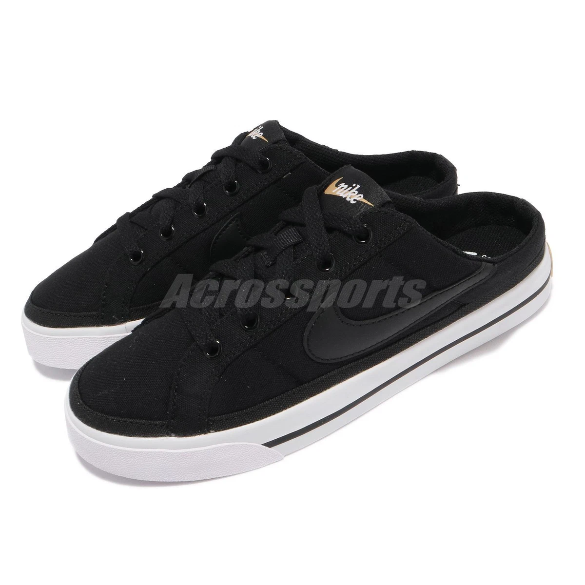 Nike Wmns Court Legacy Mule Black Women Slip On Casual Shoes
