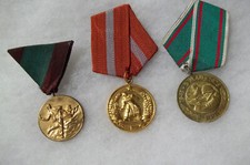 BULGARIA 3 Medals Anti-Fascist Struggle, Combat Merit, 30th Anniv. Victory