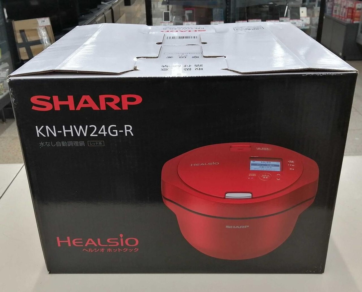 Sharp HEALSIO Hot Cook KN-HW24G 2.4L RED Auto Cook AC100V