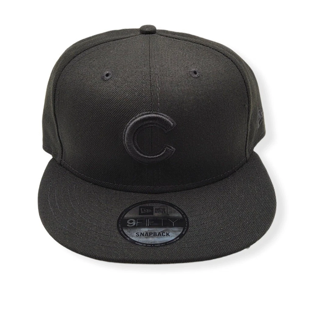 Black cubs snapback Clearance