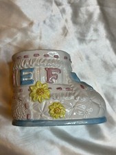 Vintage Baby Shoe Planter, 20253E