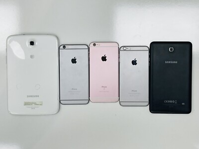 Lot#023 Salvage iPhone 6 Plus Samsung Tablets FOR PARTS REPAIR AS NO RETURN R14
