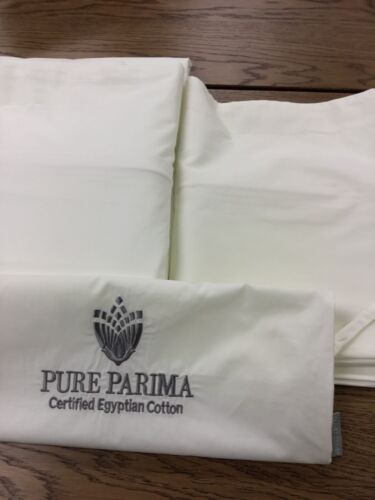 Ultra  percale Duvet Cover Set, Bone in King| 100% Egyptian Cotton-Final sale - Afbeelding 1 van 1