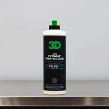 3D GLW Series SI02 Ceramic Trim Restorer 16oz | Restores and Conditions