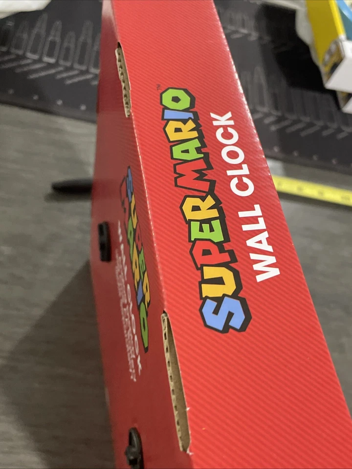 New! Nintendo SUPER MARIO LUIGI Wall Clock Analog Display Game Room Gamer Switch - Image 3 of 3