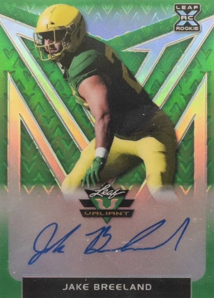 2020 Leaf Valiant Jake Breeland #BA-JB2