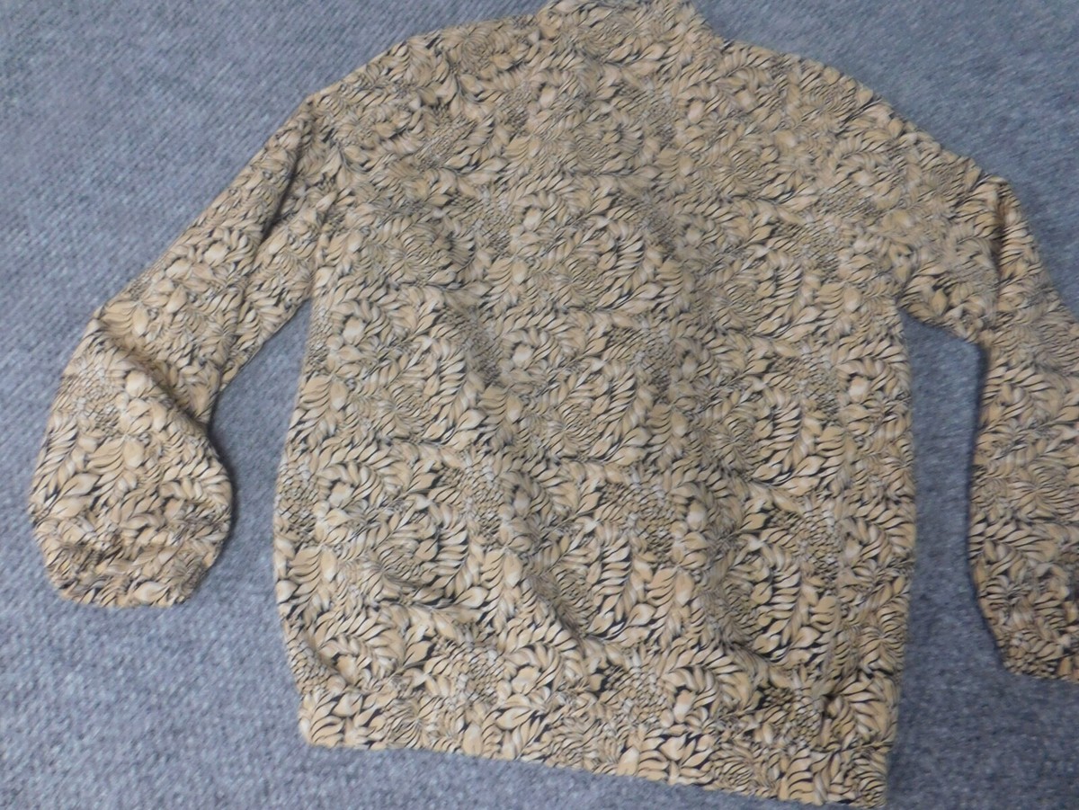 アウターその他 PHILOSOPHY Women Outer 05050723 0003 GOLD Philosophy Womens Jacket Small Gold Floral Zip | eBay