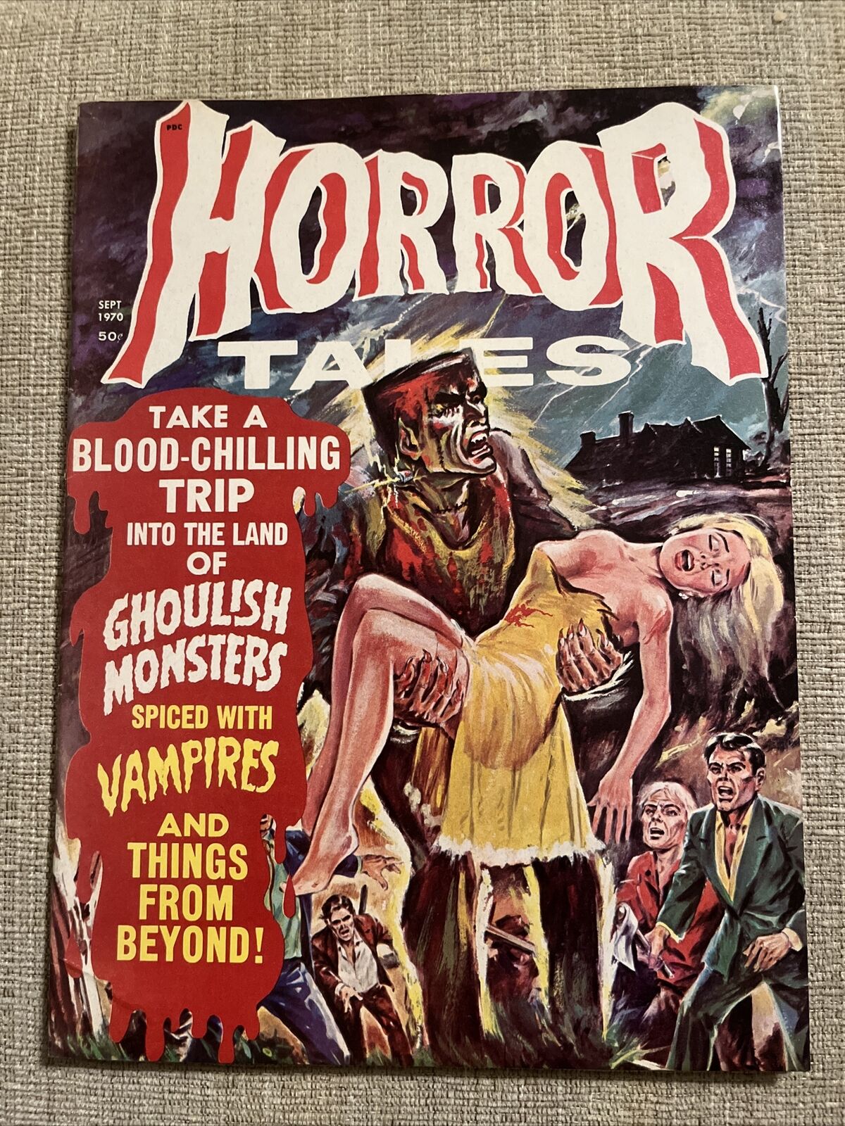 Horror Tales # 5 , Vol 2 | Eerie 1970 | Tough Find Cover | Press To High Grade