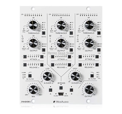 WesAudio ng500 _Pandora 500マルチバンドコンプレッサー Wes Audio _PANDORA ng500 Multiband Compressor with Digital Recall