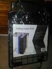 Folding Steel Locker Shelf * Black Color ~ Brand New  Adds Usable Storage Space — photo 3