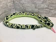 Wild Republic Snake Plush Stuffed Animal Camouflage Yellow Green 52 Jumbo Toy