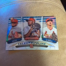 2018 bowman baseball #TP-STL St. Louis Cardinals talent pipeline insert