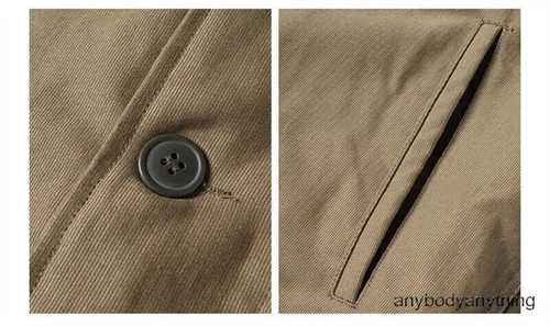 Bronson Heavy-Duty N-1 Deck Jacket Plain Version Jungle Cloth Wool Lined Coat - Picture 20 of 36