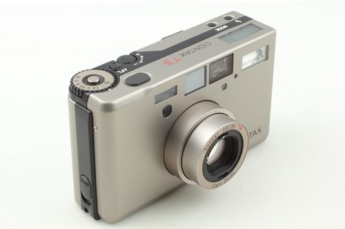 【TOP MINT w/ CASE】 Contax T3 Titan Silver 35mm Film Camera Single Teeth JAPAN - Picture 4 of 13