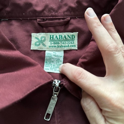 VTG Haband Burgundy Carpenter Jacket/Size XL - Picture 2 of 7
