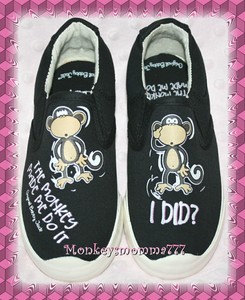 naughty monkey tennis shoes