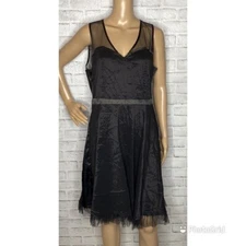 Sourpuss black pinstripe tuxedo dress xxl