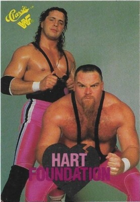 Hart Foundation 1990 Classic WWF #38 | eBay