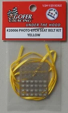 Gofer Racing 20006 x 1/24-1/25 Photo-Etch Yellow Seatbelt