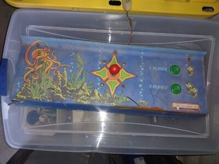 piranha arcade cabinet metal control panel #1261