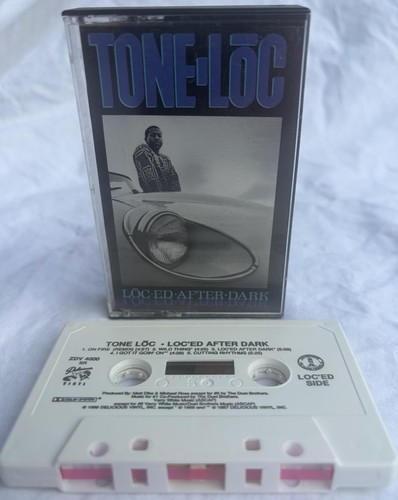 TONE-LOC - LOC-ED AFTER DARK - CASSETTE - 1989 - Tested - Very Good