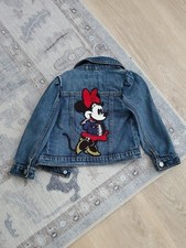 Gap X Disney Toddler Girls Minnie Mouse Denim Jean Jacket Sz4