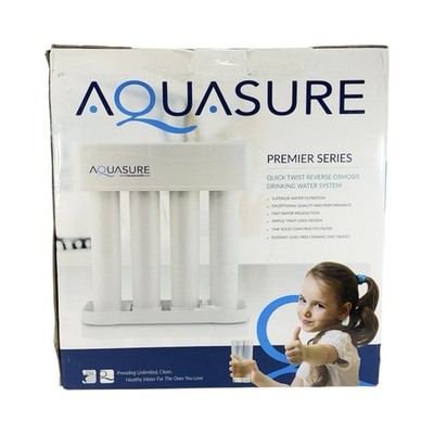 Aquasure 4-Stage Premier Reverse Osmosis Water Filtration System 75 GPD - NEW