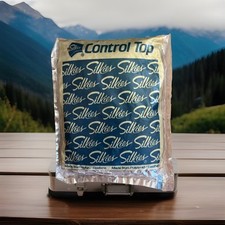 NOS SILKIES CONTROL TOP HOSE WITH SUPPORT LEGS QUEEN NUDE X LARGE NATURAL
