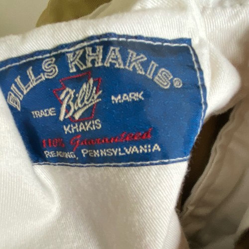 Bills Khakis Hose Herren 35x28 hellbraun beige khaki hergestellt in den USA Baumwolle Chinohose Bündchen - Bild 15 von 16